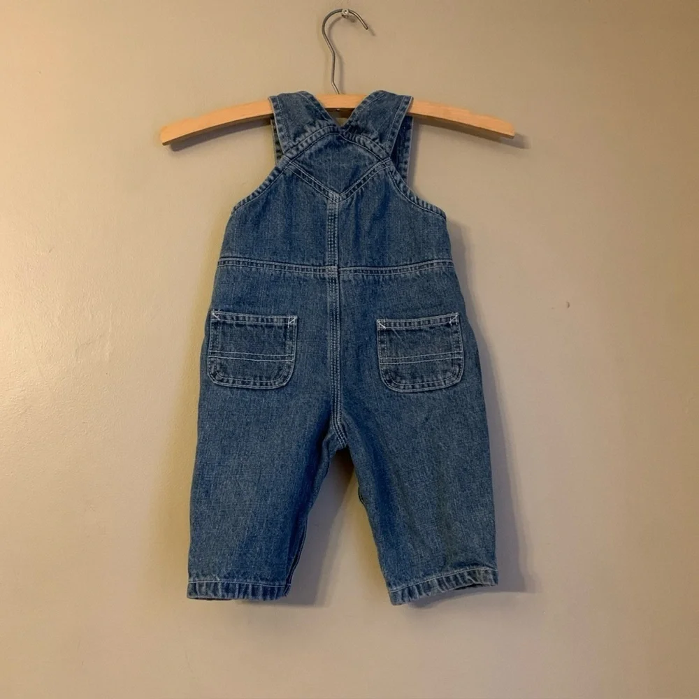 Carhartt Bib Overalls 9 Months Jean Kids Infant Denim Floral Workwear Girls